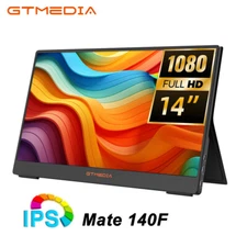 14" 60Hz IPS Portable Monitor FHD 1920*1080P Dual Screen Extender HDMI Type-C