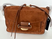 Rag  Bone Cinnamon Brown Suede Small Field Messenger 2.0 Crossbody Bag - NWT