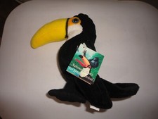 Toucan Parrot bean bag toy National Alliance Species Survival Series OS