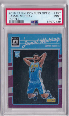 Panini Donruss Optic NBA 2016-17 No. 157 Jamal Murray Rookie PSA 9