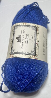 PREMIER YARNS DOWNTON ABBEY LADY MARY. 1pk. COBALT TWINKLE. I Combine Ship.