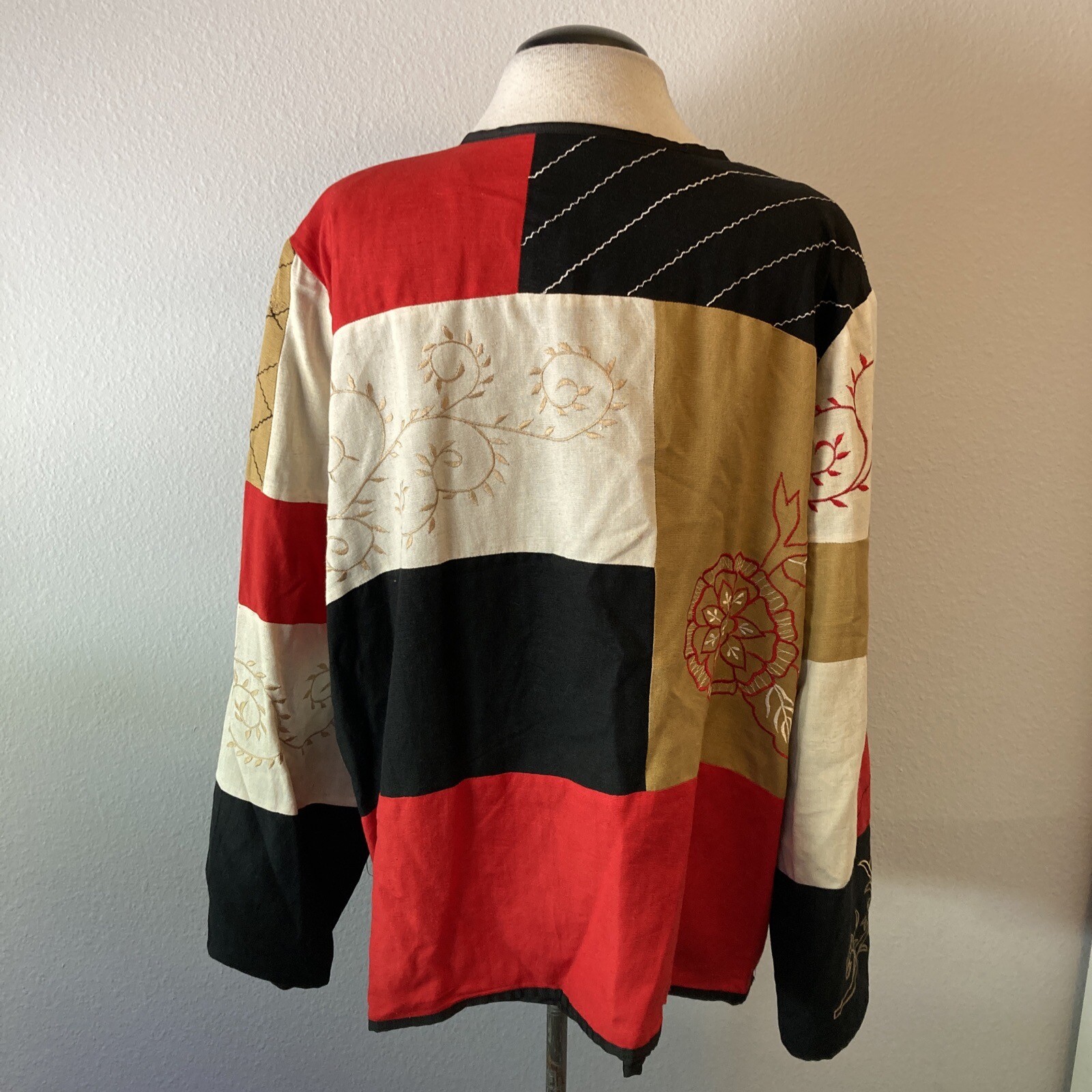 Allure Patchwork Embroidered Lined Jacket 1X - image 5