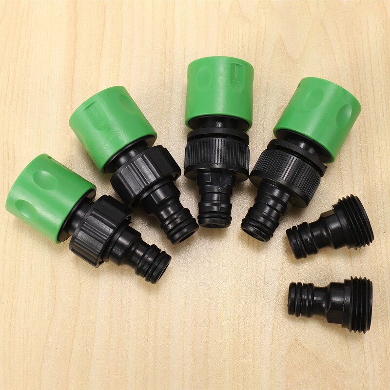 Garden Connect Release Water Hose Fittings Plastic Connectors, Male