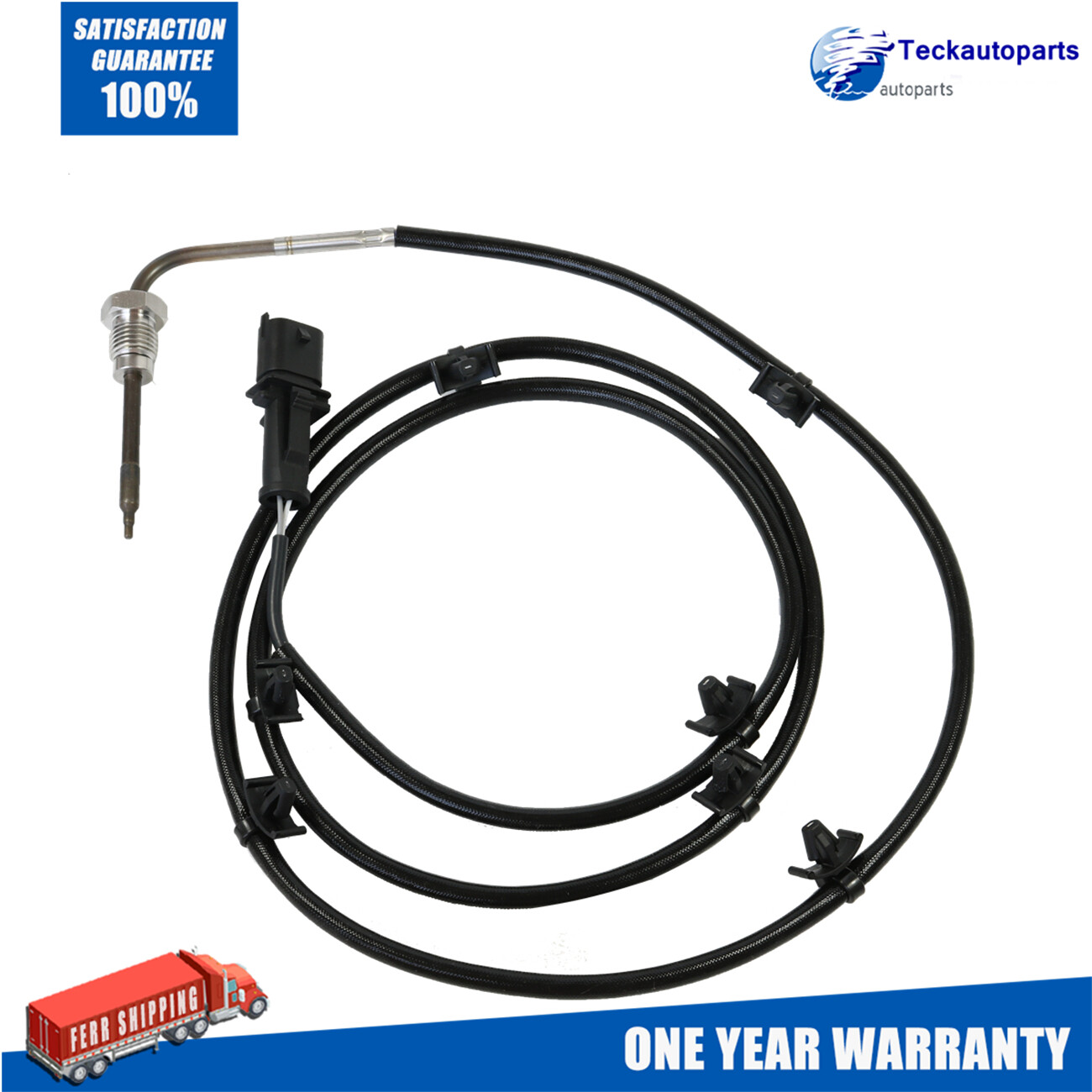 EXHAUST GAS TEMPERATURE SENSOR FOR VAUXHALL ASTRA H ZAFIRA B 1.9 CDTI POST CAT