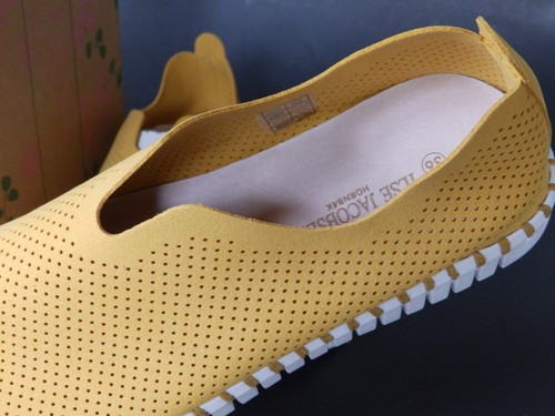 Ilse Jacobsen Tulip Golden Rod Yellow Slip On Comfort Shoes 36 6 BRAND NEW & BOX - Picture 5 of 9