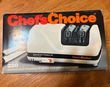 Brand New Chef's Choice 320 Diamond Hone 2 Stage Electric Sharpener
