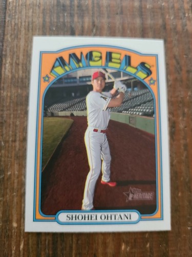 2021 Topps Heritage Shohei Ohtani French Text Variation Short Print  245