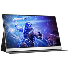 4K Monitor 15.6" Portable Monitor 3840 2160 HDMI USB C Silver Second Screen