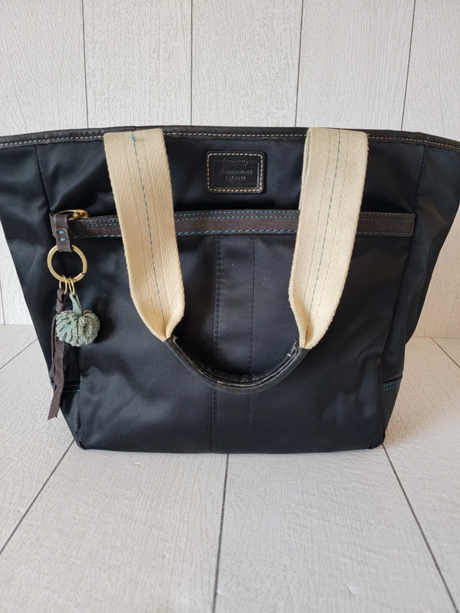 COACH LEATHERWARE EST 1941 Shoulder Hand bag Black Multi Color No. C05M 8F25