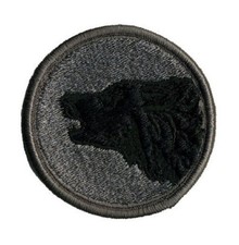 US Army Uniform 104th Infantry Division Timberwolves Ucp Acu patch Foliage Green