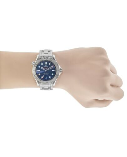 New Omega Seamaster Diver 300M "Beijing 2022" Men's Watch 522.30.42.20.03.001 - Afbeelding 4 van 4