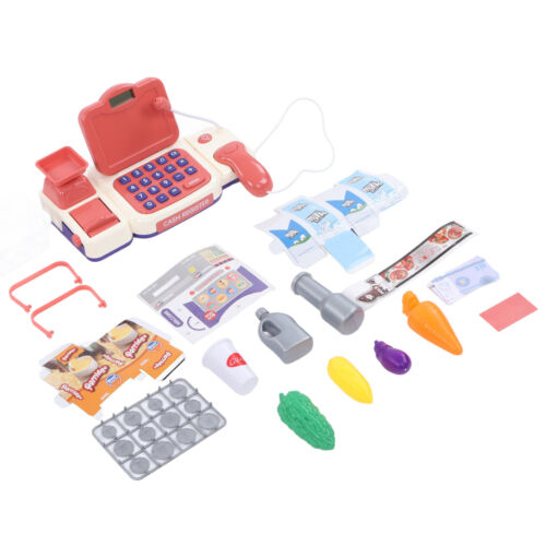 Pretend Play Cashier Perfect Gift Simulation Cash Register Toy Microphone For. - Picture 1 of 12