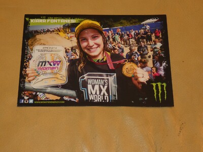 Carte Card Postkarte * Kiara Fontanesi * Motocross Women Champion