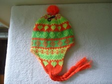 Girls " NWOT " Multi Color Multi Designed Winter Hat " GREAT WINTER HAT "