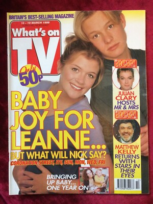 WHAT'S ON TV 13/03/1999 ADAM RICKITT JANE DANSON Alexandra Fletcher Cilla Black