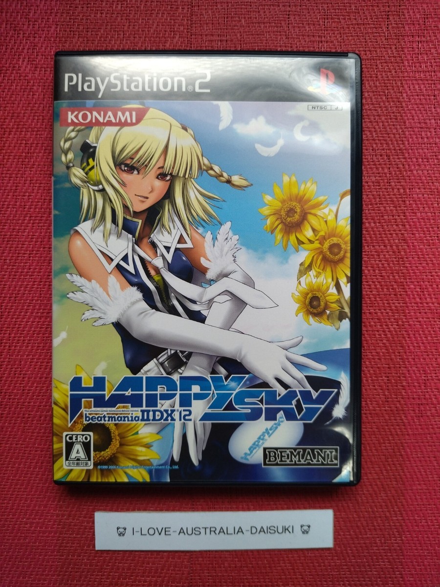 PS2 beatmania IIDX 12 Happy Sky Konami BEMANI Rhythm Game Japan