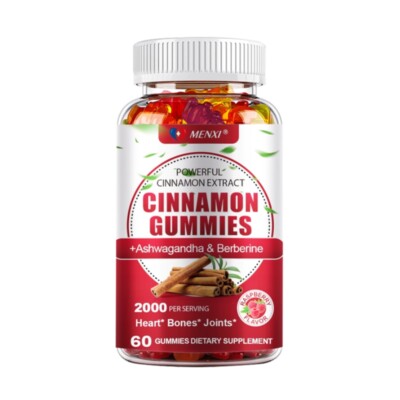 Organic Ceylon Cinnamon Gummies 2000mg Highest Potency Blood Sugar Support