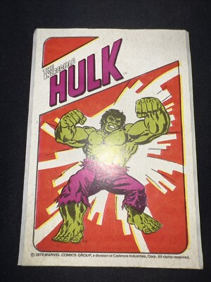 その他 1979 Incredible HULK picture card album 1979 Incredible