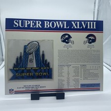 SUPER BOWL 48 Seahawks vs Broncos Willabee  Ward OFFICIAL SB XLVIII NFL PATCH