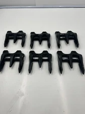 (QTY 6) Sickle Guard 3 Prong Forged Safe Guard Powder Coated Finish