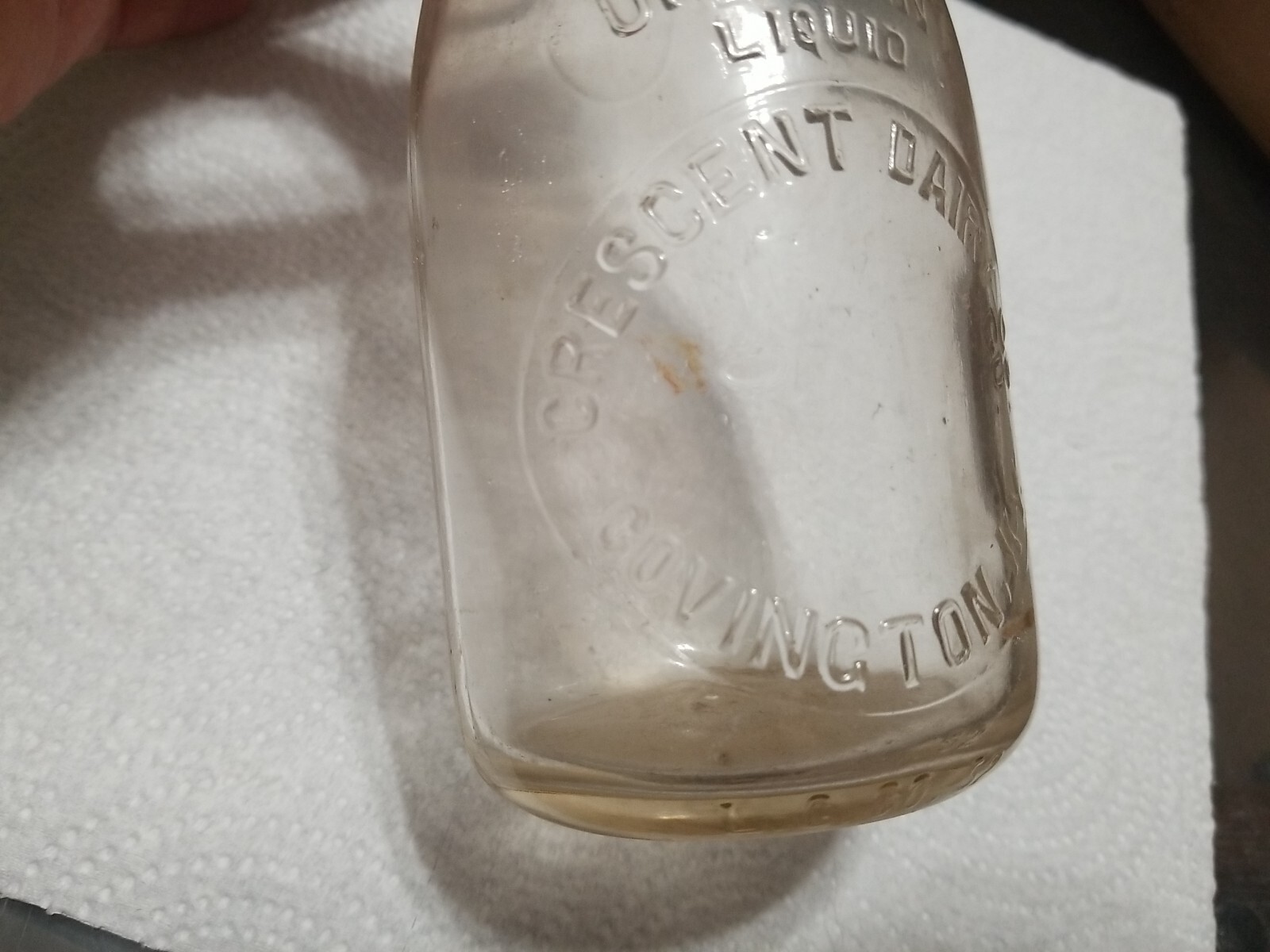 Crescent Dairy Vintage Pint Milk Bottle Covington, Ky Kentucky eBay