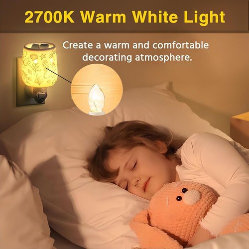 Highest Quality (2 Pack) 15 Watt Night Light Bulbs fits PLUG-IN Scentsy Warmer - Picture 5 of 12