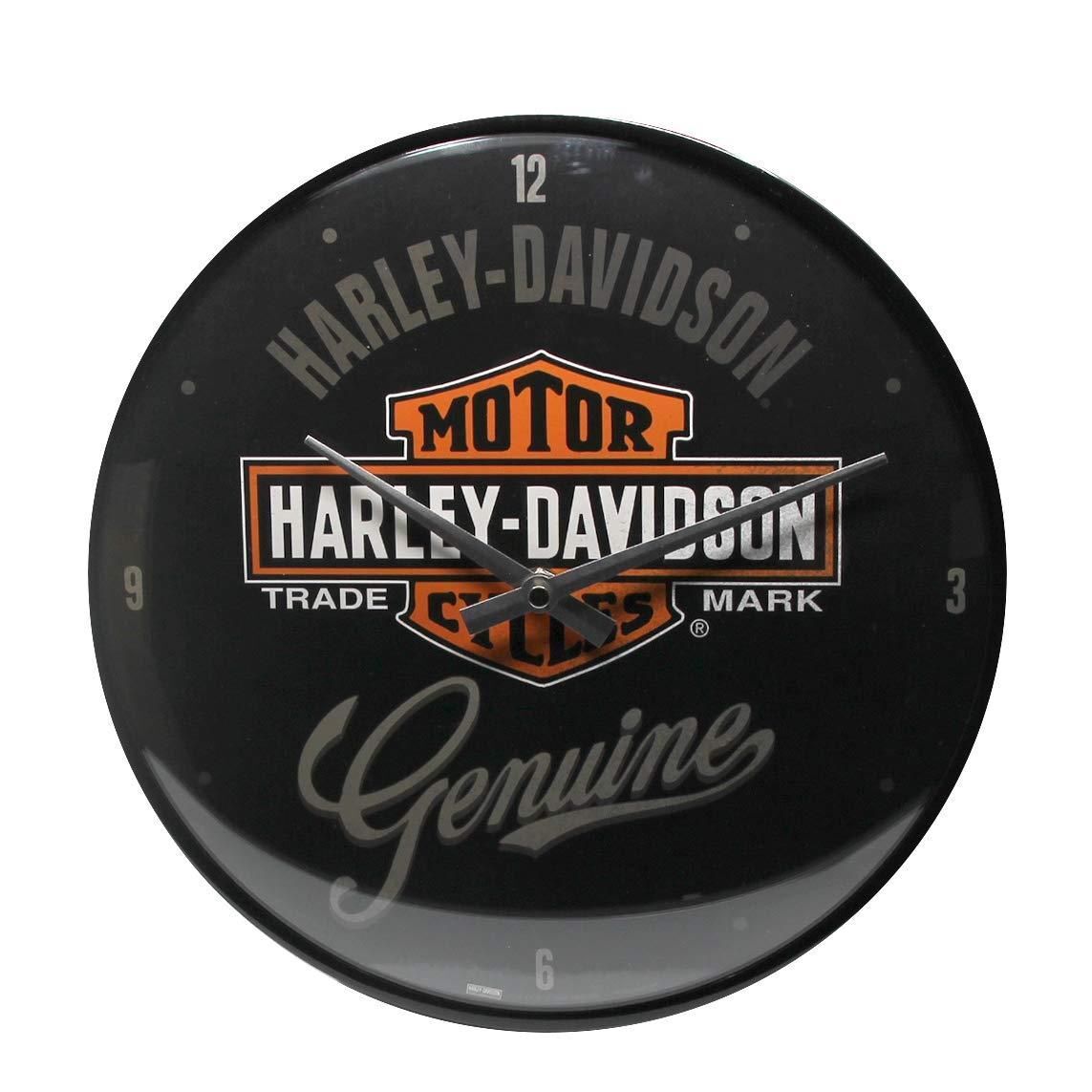 Nostalgic-Art - Retro Wall Kitchen Clock Ø 12" Analog Battery - Harley-Davidson