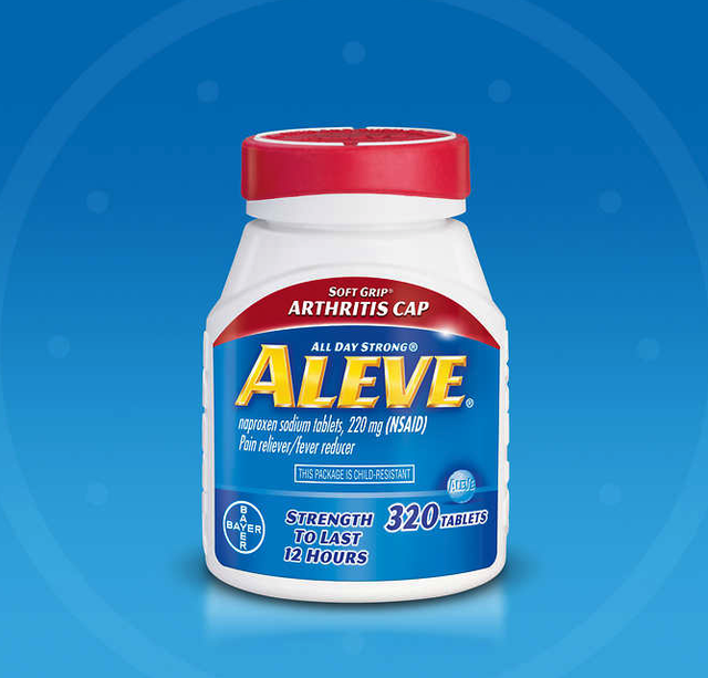 ALEVE 320 TABLETS 220mg NAPROXEN SODIUM (NSAID) PAIN RELIEVER EXP 03/