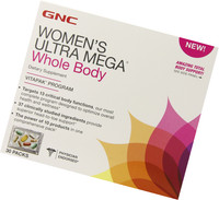 Gnc Women's Ultra Mega Whole Body Vitapak Program, 30 Packs Gnc Women's Ultra Mega Whole Body Vitapak Program, 30 Packs