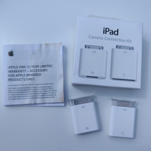 Apple iPad Camera Connection Kit MC531ZM/A In Box 2010