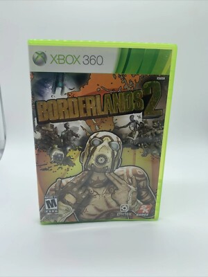 Borderlands 2 (Microsoft Xbox 360, 2012) Rated M - Mature 17+ Game, & Case