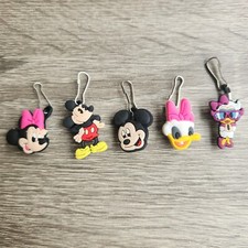 Mickey Mouse and Friends Zipper/Charm Pull Set of 5
