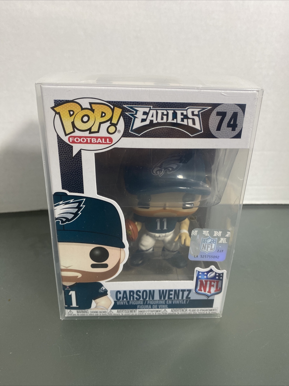 Funko Pop! Sports: Nfl Philadelphia Eagles Carson Wentz Action Figure #74 Home 