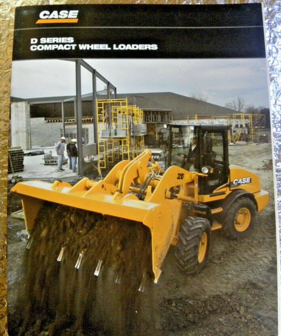 2006 Case D Series Compact Wheel Loaders Factory Dealers Brochure