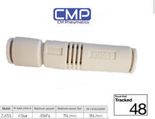 6mm in-line Vacuum Generator,  Pneumatic, Negative Pressure Generator