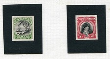 NIUE PACIFIC DIE PROOFS CAPTAIN COOK PERKINS BACON 1932