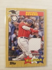2022 Topps Series 2 1987 Topps All-Star Jersey Relic Rafael Devers #87ASR-RD