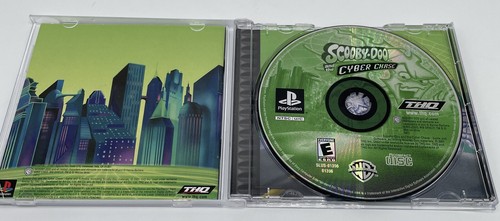 Scooby-Doo and the Cyber Chase PlayStation 1 PS1 completo CIB etichetta nera - Foto 3 di 6