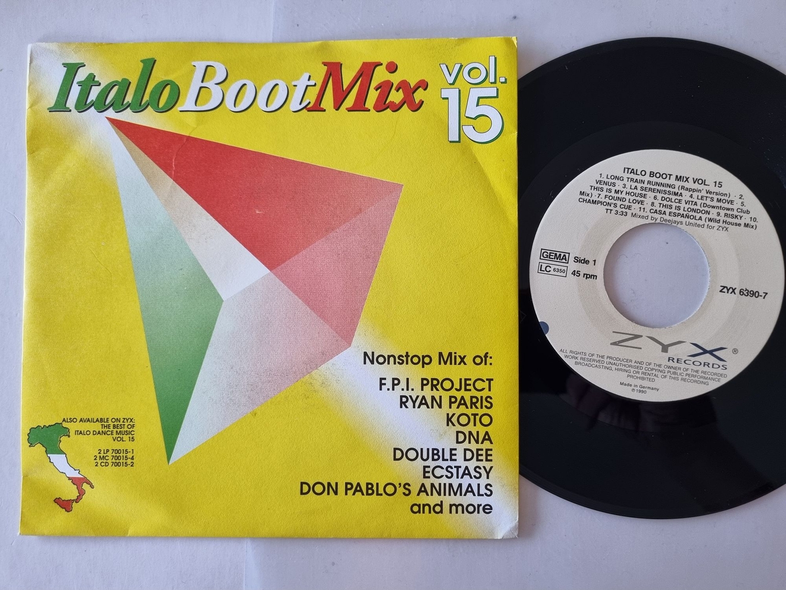 Diverse - Italo Boot Mix Vol. 15 7'' Vinyl Germany
