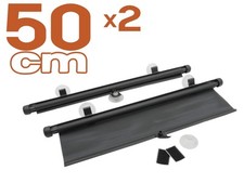 Sonnenschutz 2 x Auto Sonnenrollo Sonnenschutzrollo Rollo Neu 50cm