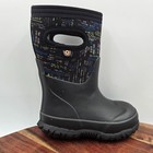Bogs Boots Toddler Boys 7 Black Waterproof Insulated Rain Winter Snow Pull On