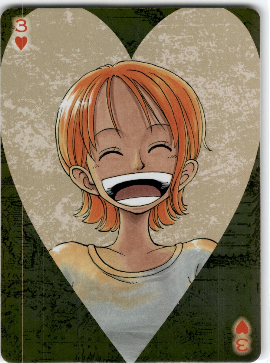 ONE PIECE Golden Playing Cards-JUMP FESTA 2024 Nami Three Hearts