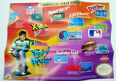 LJN Enteractive LJN-NES-US White Seal NES Nintendo Insert Poster