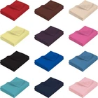 100% Egyptian Cotton Flat Sheet 200 TC Bed Sheet Single Double King Super King