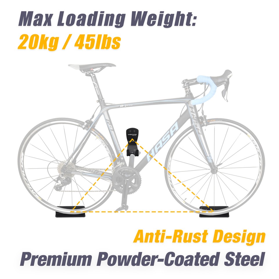 1x Bike Bicycle Pedal Wall Mount Indoor Storage Hanger Stand Hook