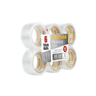 Clear Packaging Tape (6Rolls)–2.0Mil Thick, 2.0 Inches Wide,60 Yards Roll, Total