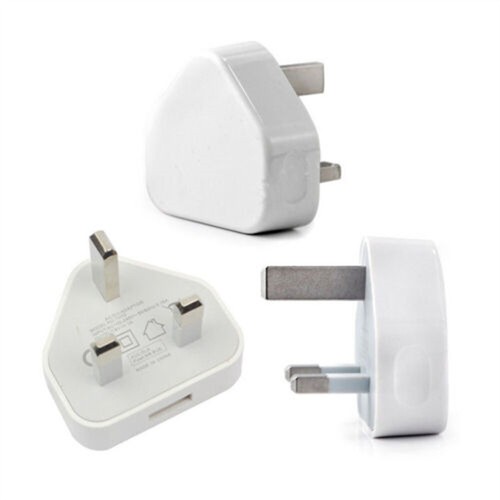 3 Pin Mains Wall USB Charging Plug Wall Charger Adapter for iPhone Samsung` - 第 13/20 張圖片