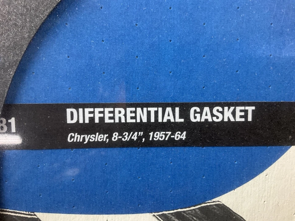 Junta de cubierta diferencial Mr Gasket 81 para Chrysler 8-3/4", 10 pernos diferencial Foto 2 de 3