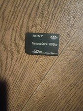 Sony Memory Stick Pro Duo 512mb Magic Gate