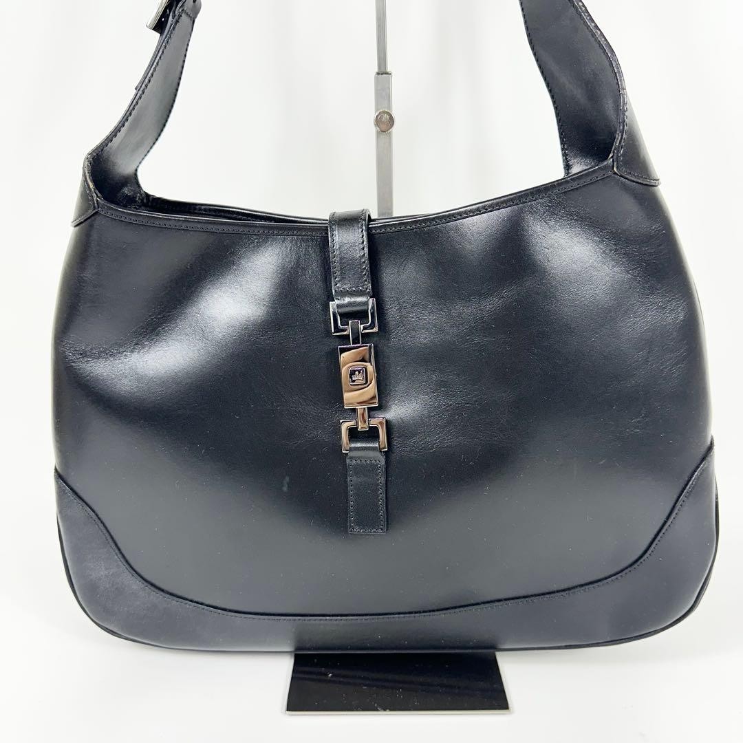 Borsa a mano Gucci Jackie in pelle con una tracolla 001 3346 Made in Italy